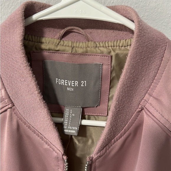 Mens Pink jacket bomber - Picture 5 of 14